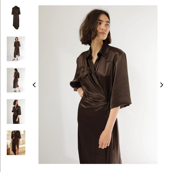 Nanushka Lais Wrap Dress - Picture 5 of 8